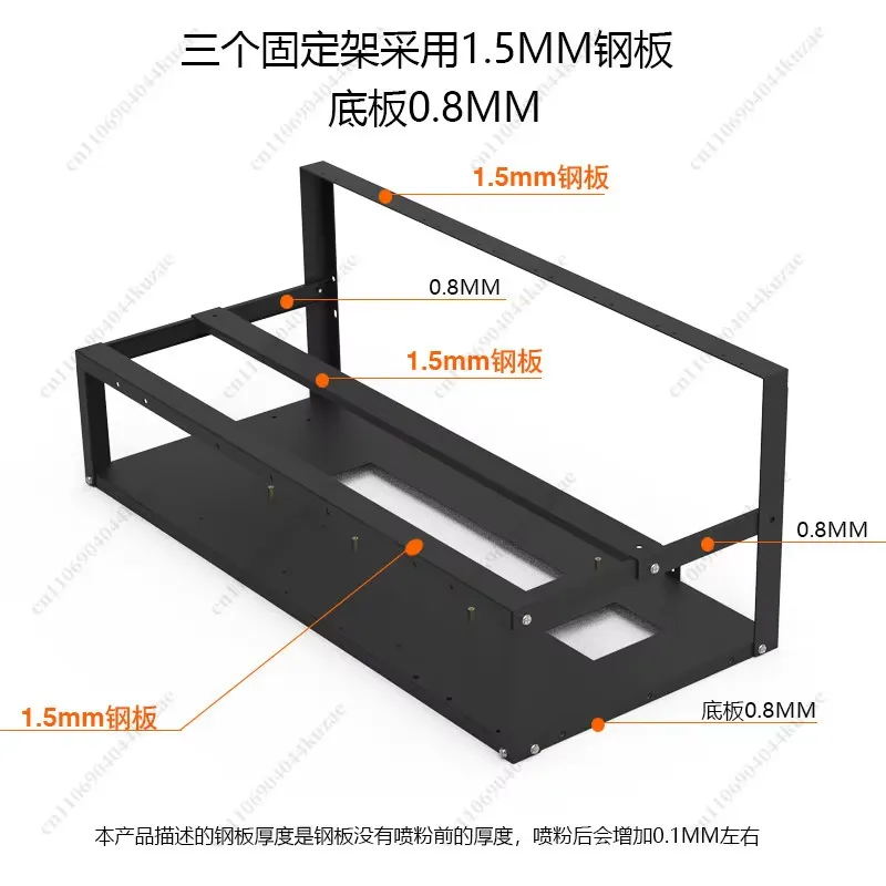 Soporte Vertical Estable para  - Gpu Mining Rig Frame 8 Gpu reseña y precio